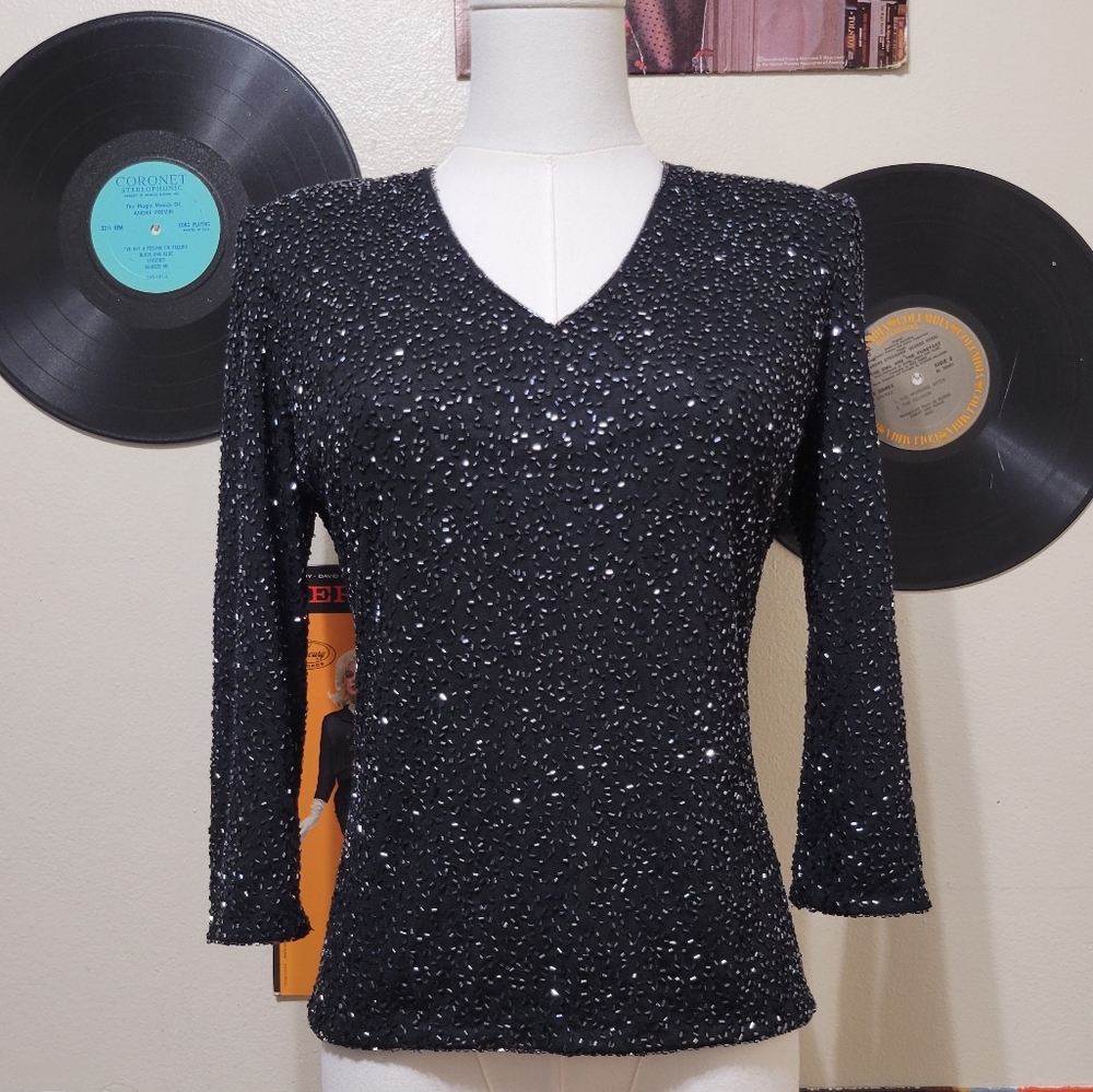 Brilliante | Vintage Beaded Top